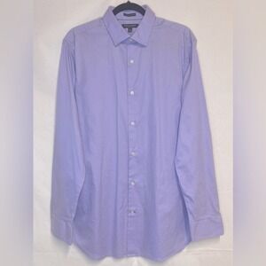 Banana Republic Purple Button Down 120's Supima Cotton Long Sleeve Size Large